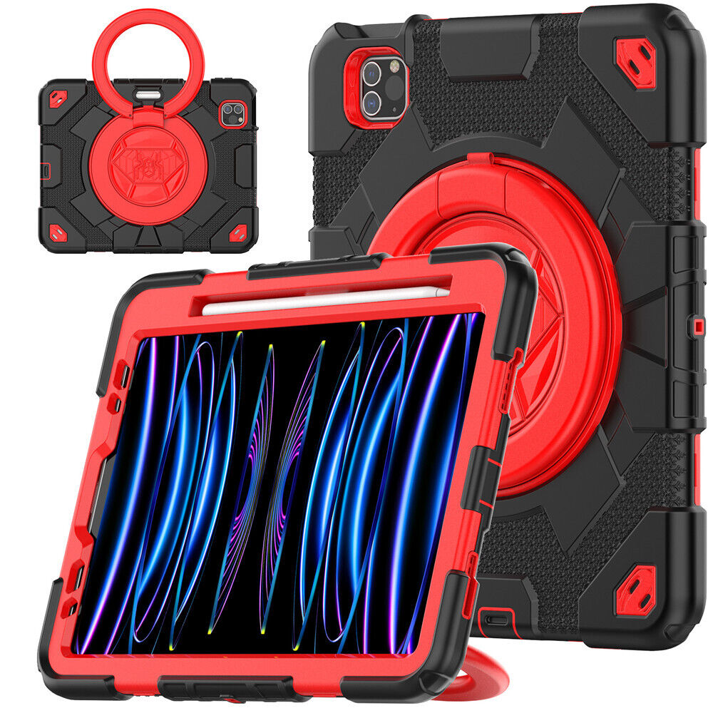 Étui robuste Defender Ring pour enfants avec sangle pour iPad Air 4/5 (4e/5e génération) / iPad Pro 11 Étui robuste Defender Ring pour enfants avec sangle pour iPad Air 4/5 (4e/5e génération) / iPad Pro 11